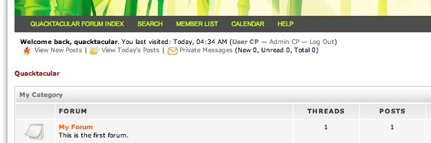 A screenshot