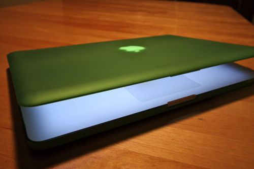 green macbook pro